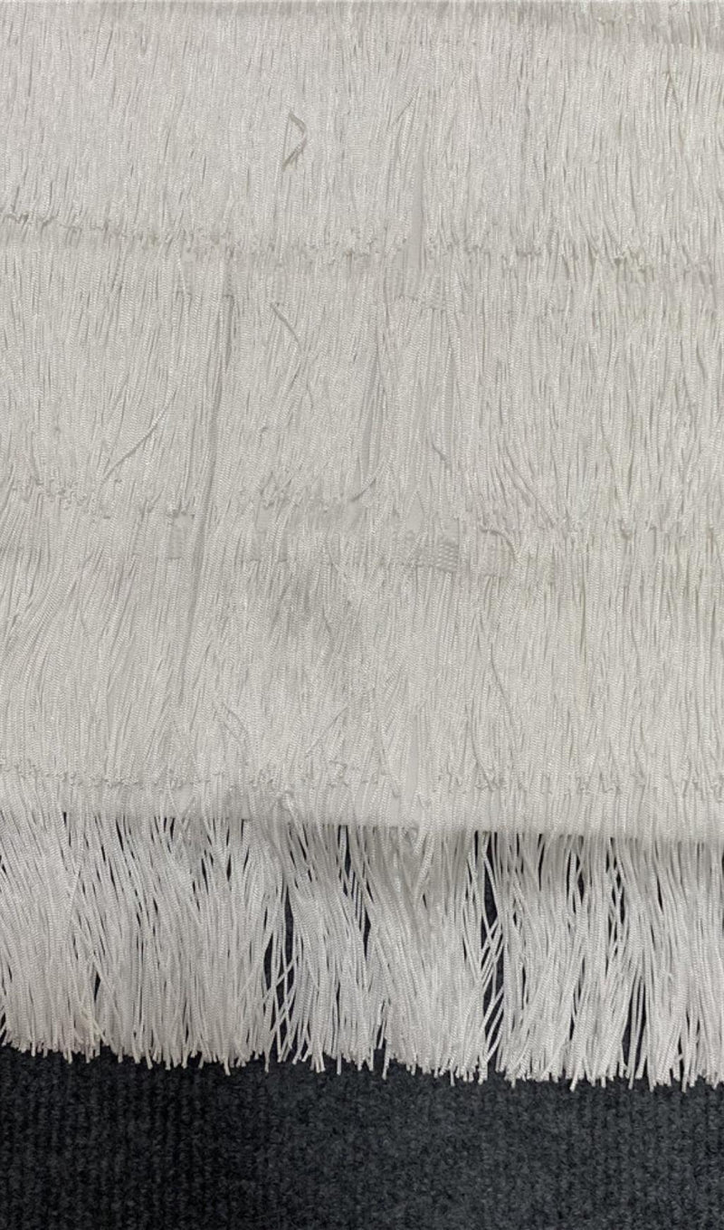 FRINGED BODYCON BACKLESS MINI DRESS Dresses styleofcb 