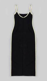BANDAGE BACKLESS MIDI DRESS IN BLACK Dresses styleofcb 