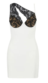 LACE MINI DRESS IN WHITE Dresses styleofcb 