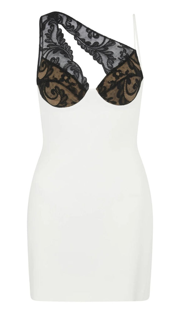 LACE MINI DRESS IN WHITE Dresses styleofcb 