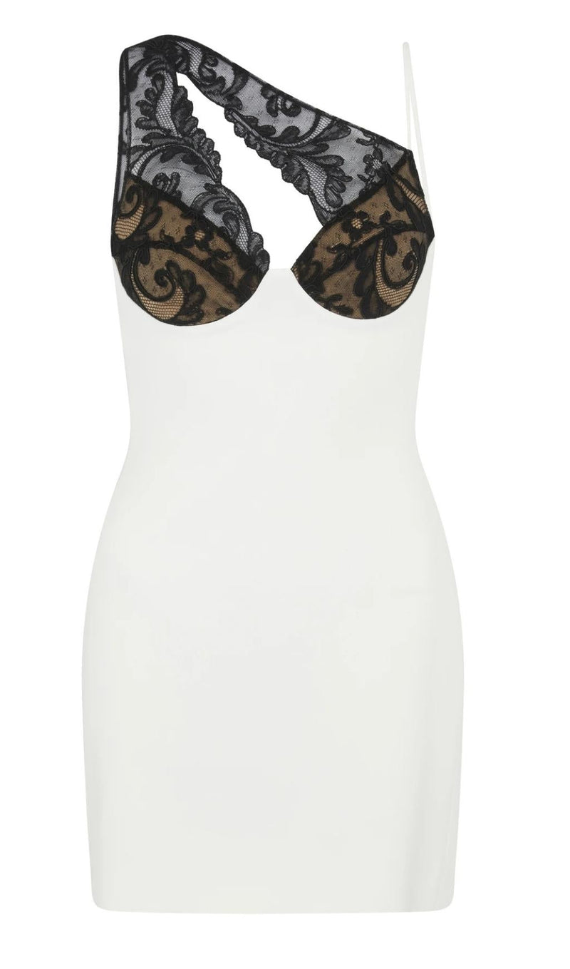 LACE MINI DRESS IN WHITE Dresses styleofcb 