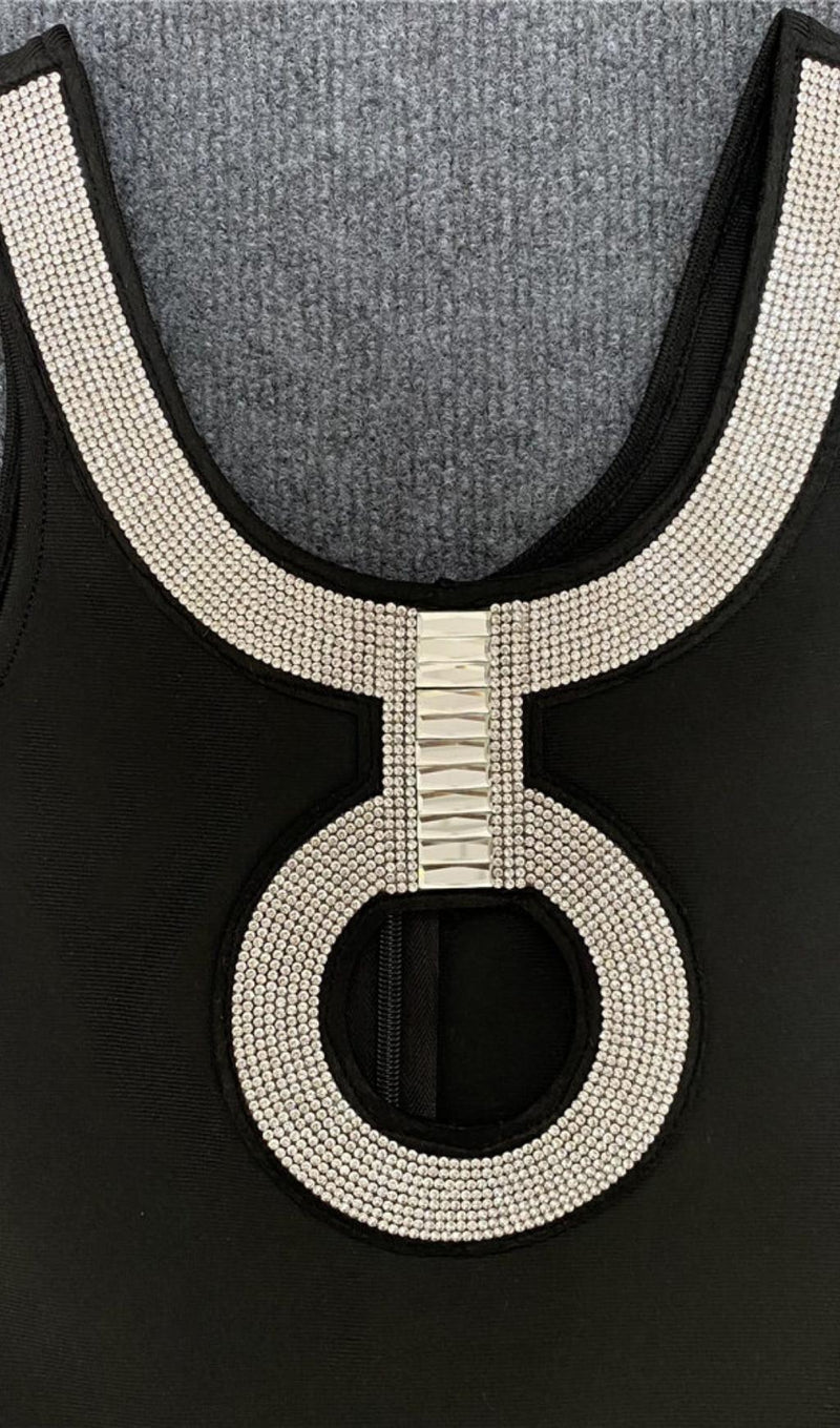 CUT OUT BANDAGE MAXI DRESS IN BLACK Dresses styleofcb 