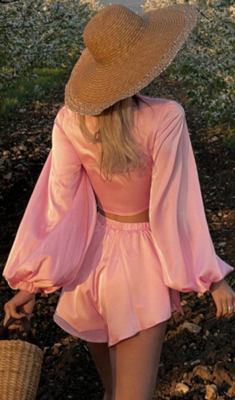 BANDAGE LONG SLEEVE TWO PIECE SET Clothing styleofcb 
