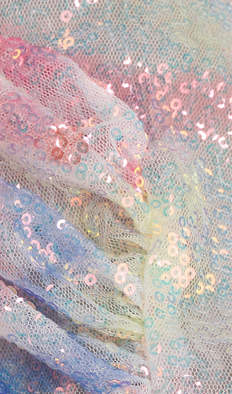 Feather Sequin Mini Dress styleofcb 
