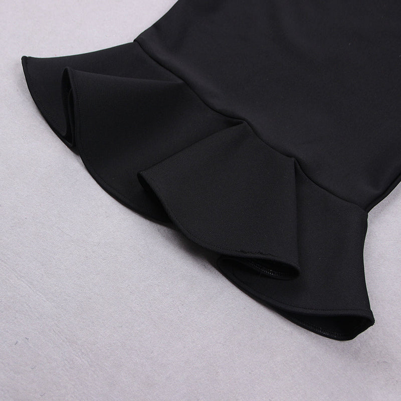 BODYCON STRAPLESS MIDI DRESS styleofcb 
