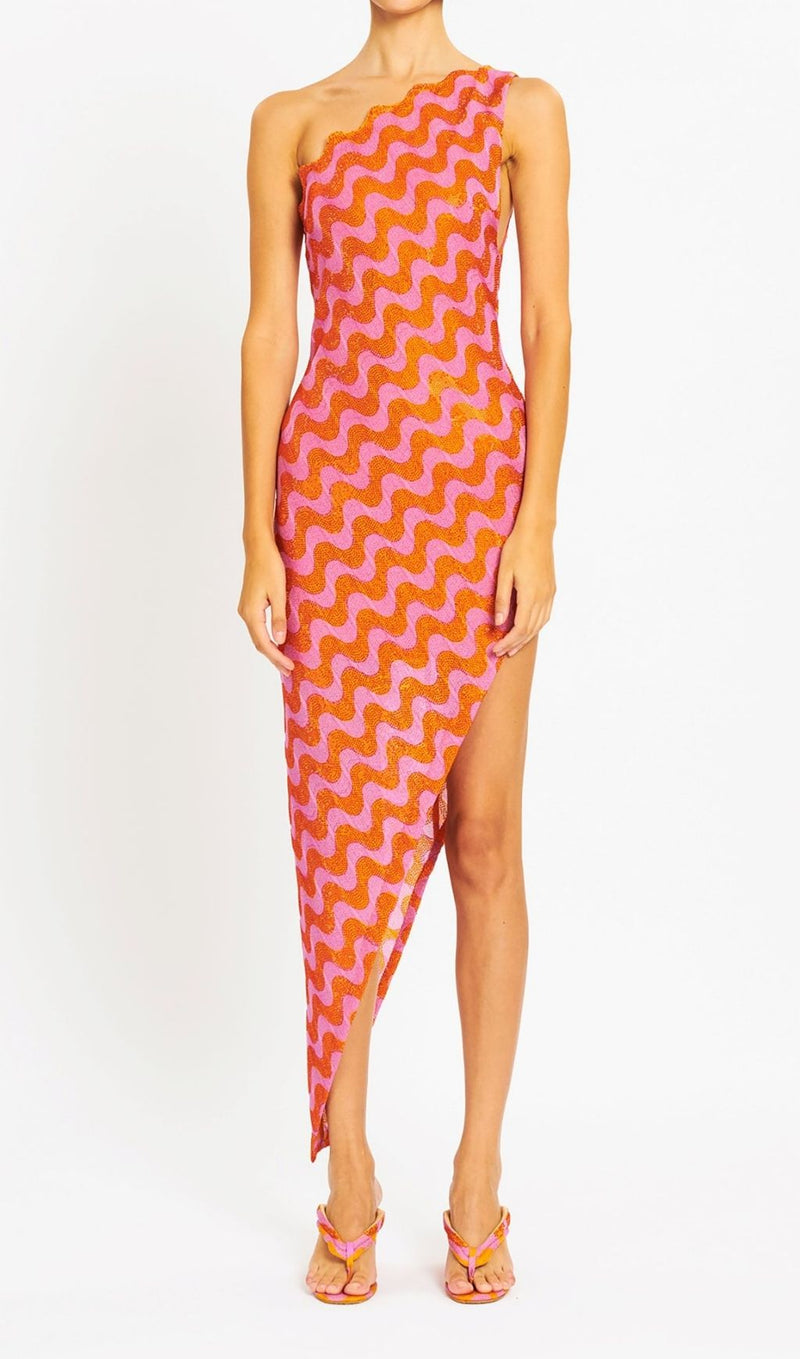ASYMMETRIC WAVY DRESS Dresses styleofcb 