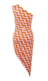 ASYMMETRIC WAVY DRESS Dresses styleofcb 
