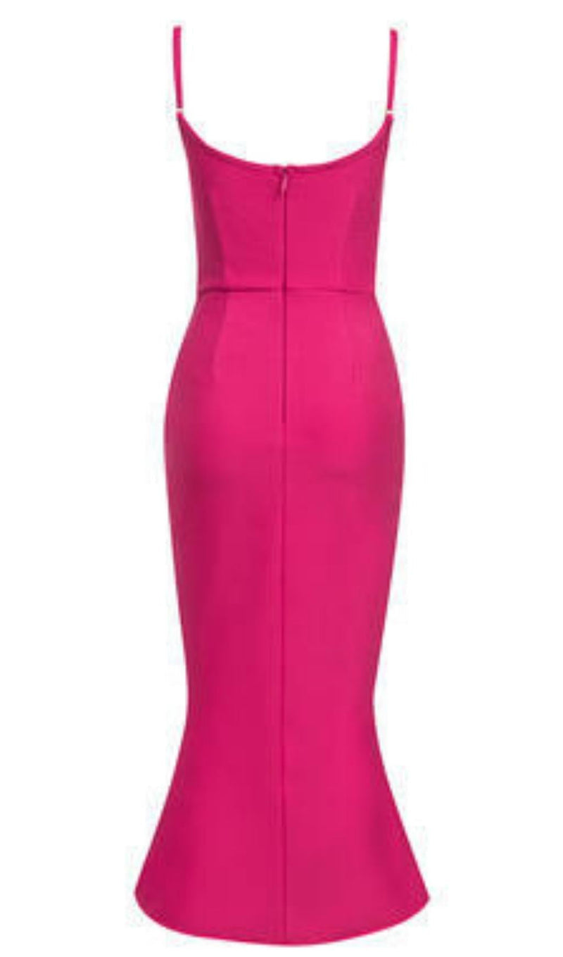 BANDAGE MIDI DRESS IN PINK Dresses styleofcb 