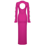 BANDAGE CUT OUT MAXI DRESS IN RED DRESS styleofcb 