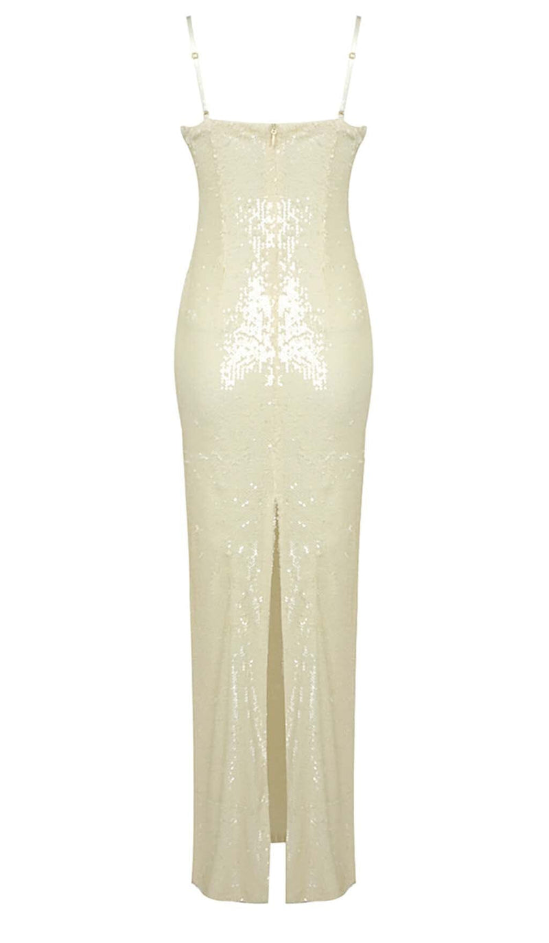 SEQUIN MAXI DRESS IN BROWN Dresses styleofcb 