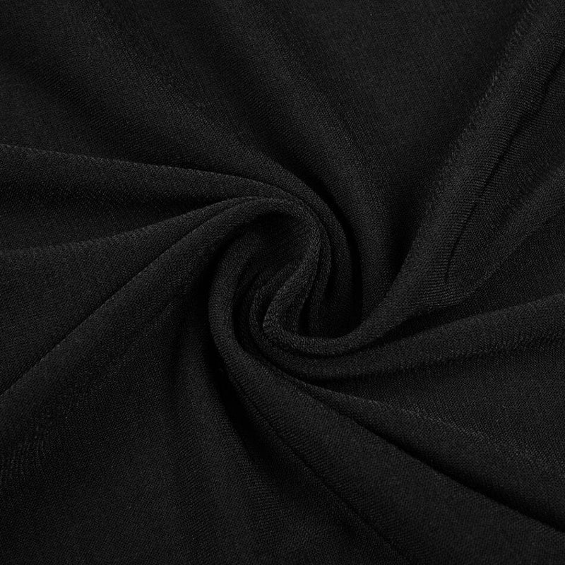 THIGH SLIT HALTER MAXI DRESS IN BLACK DRESS styleofcb 