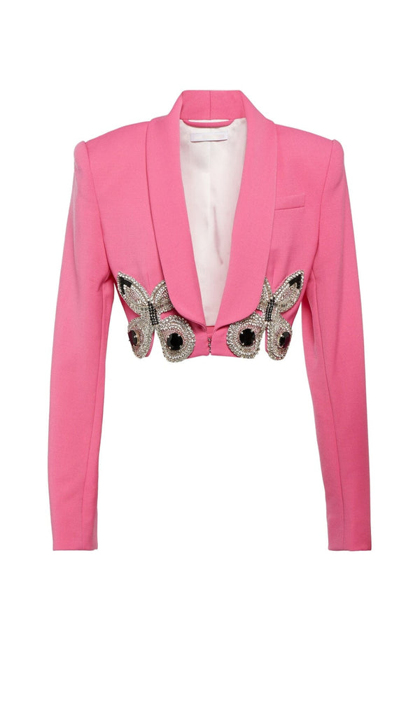 BOW EMBELLISHED CRYSTA TWO PIECE SET DRESS STYLE OF CB 