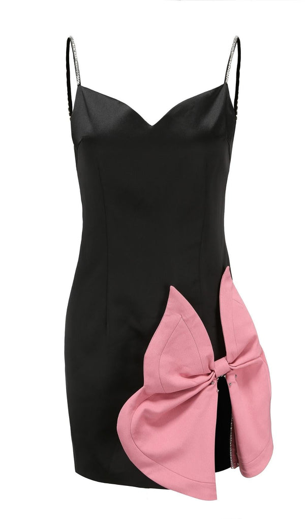 BOWKNOT MINI DRESS IN BLACK Dresses styleofcb 