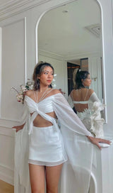 BUTTERFLY TOPS IN WHITE Clothing styleofcb 