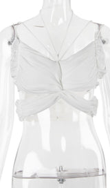 BUTTERFLY TOPS IN WHITE Clothing styleofcb 