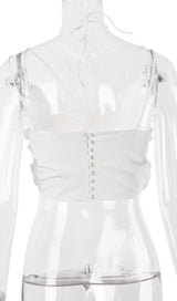 BUTTERFLY TOPS IN WHITE Clothing styleofcb 