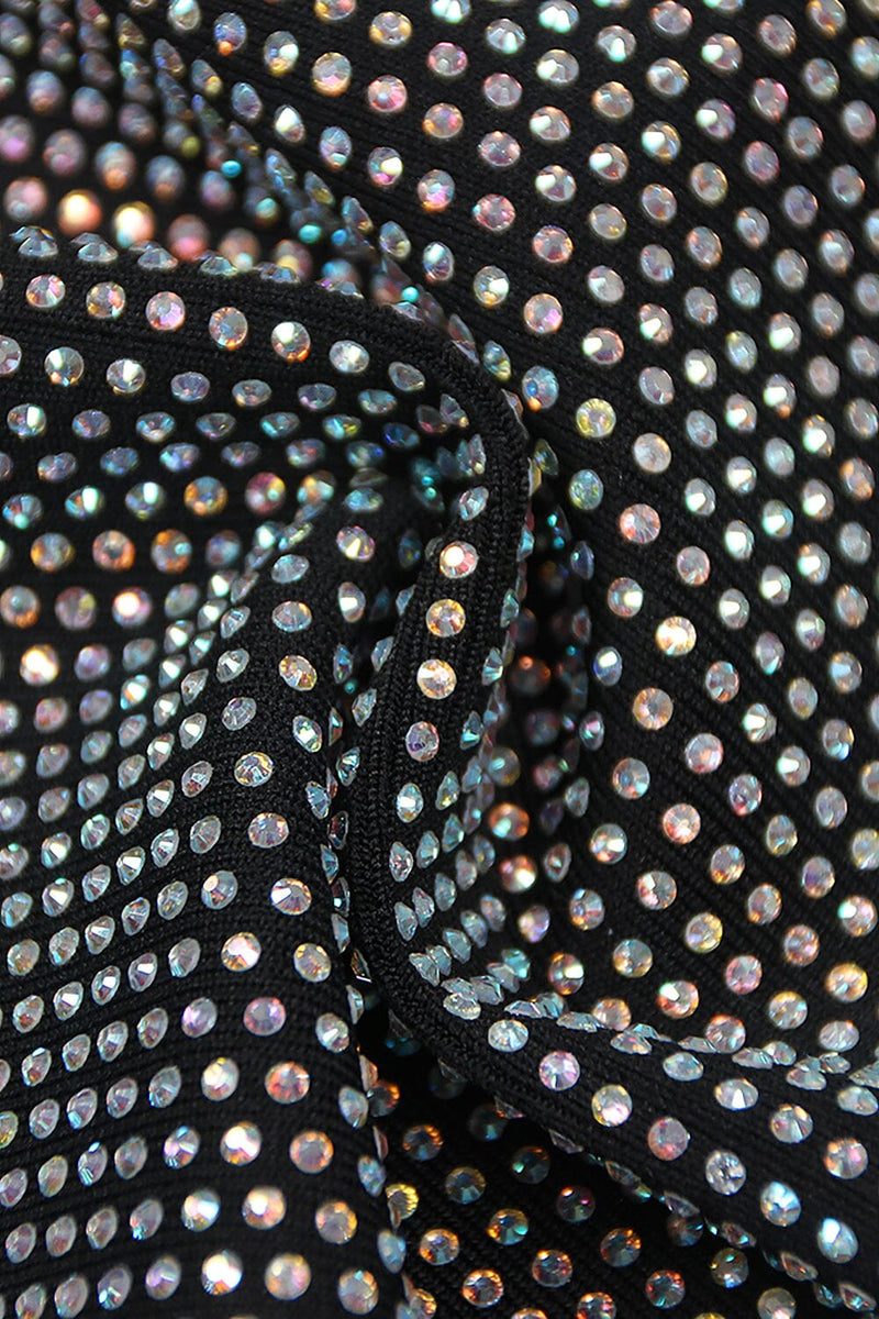 BANDEAU MESH BEADED MINI DRESS Sequins Dress styleofcb 