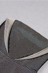 BANDEAU MESH BEADED MINI DRESS Sequins Dress styleofcb 