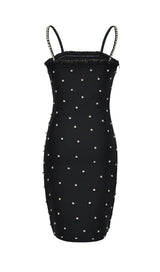 CRYSTAL MINI DRESS IN BLACK Dresses styleofcb 