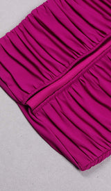 CRYSTAL HALTER NECK MIDI DRESS IN GRAPE DRESS STYLE OF CB 