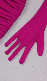 CRYSTAL HALTER NECK MIDI DRESS IN GRAPE DRESS STYLE OF CB 