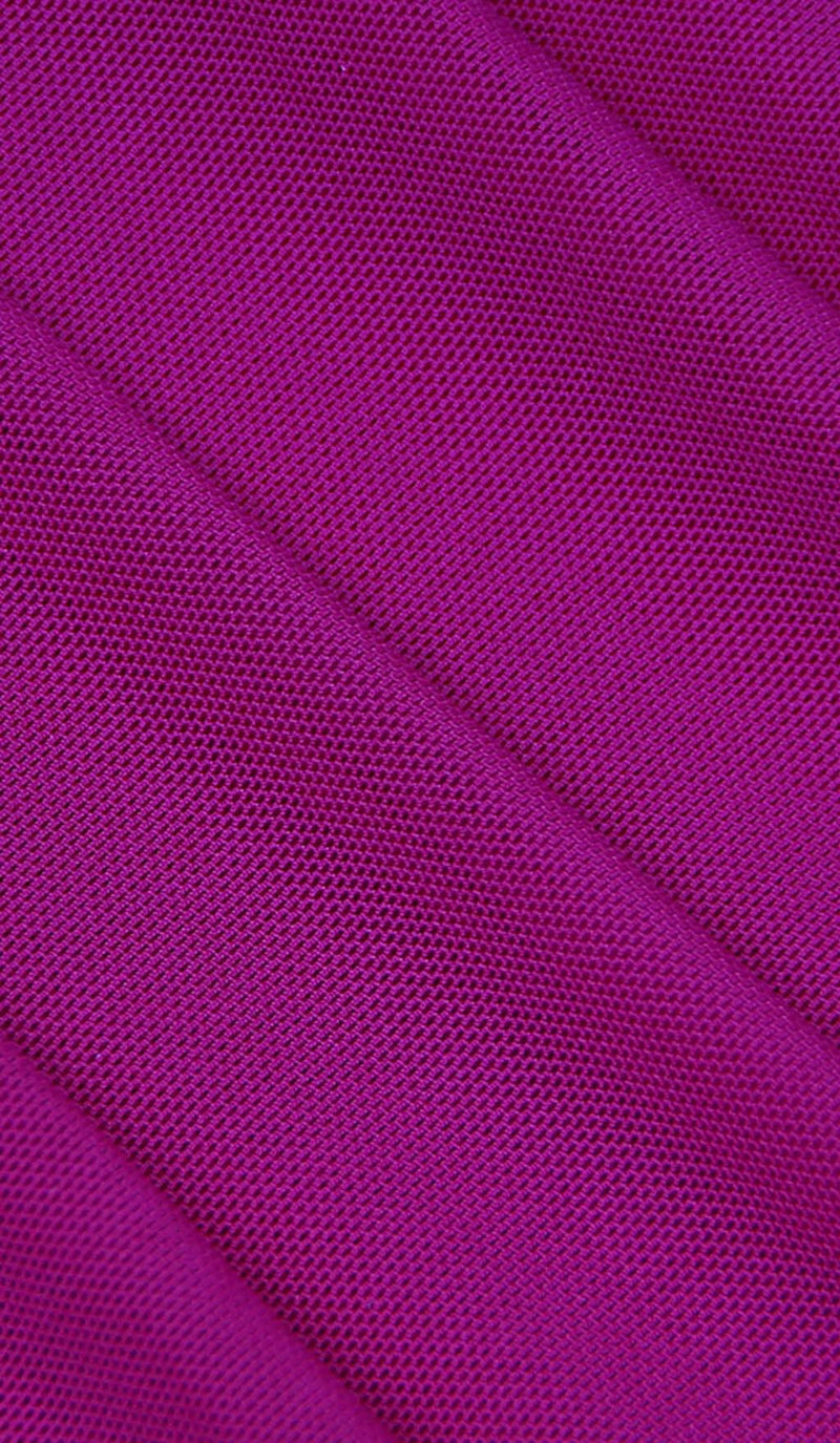 CRYSTAL HALTER NECK MIDI DRESS IN GRAPE DRESS STYLE OF CB 