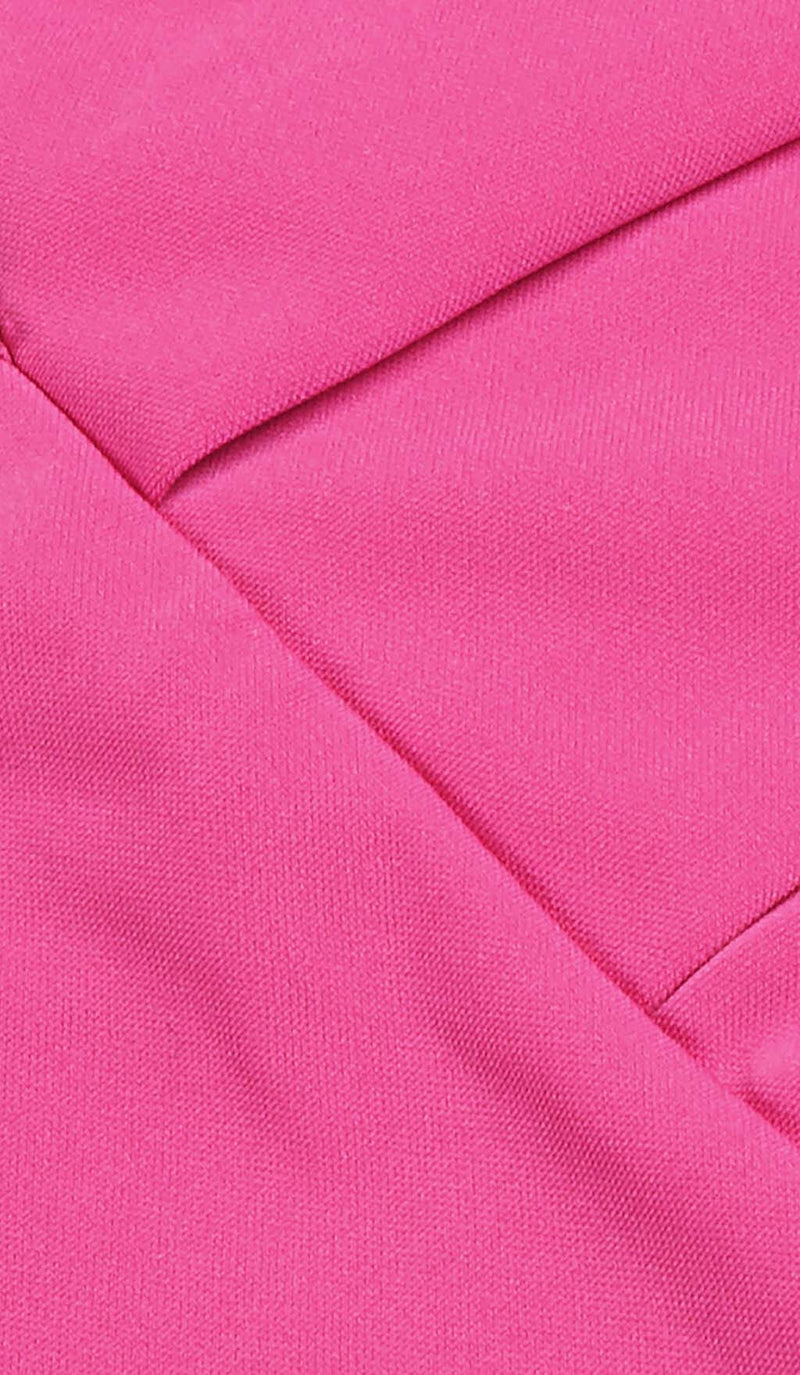 CUTOUT STRAPLESS MAXI DRESS IN PINK DRESS STYLE OF CB 
