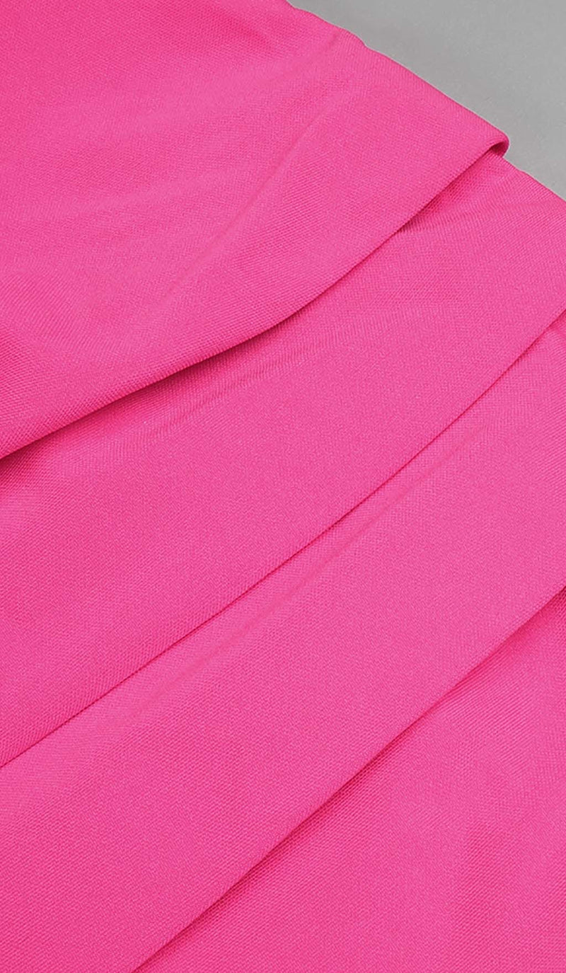 CUTOUT STRAPLESS MAXI DRESS IN PINK DRESS STYLE OF CB 