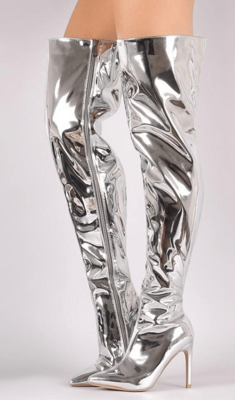 Carnival boots styleofcb SILVER 35 