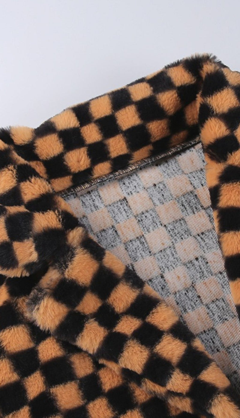 Checkerboard plaid jacket. styleofcb 