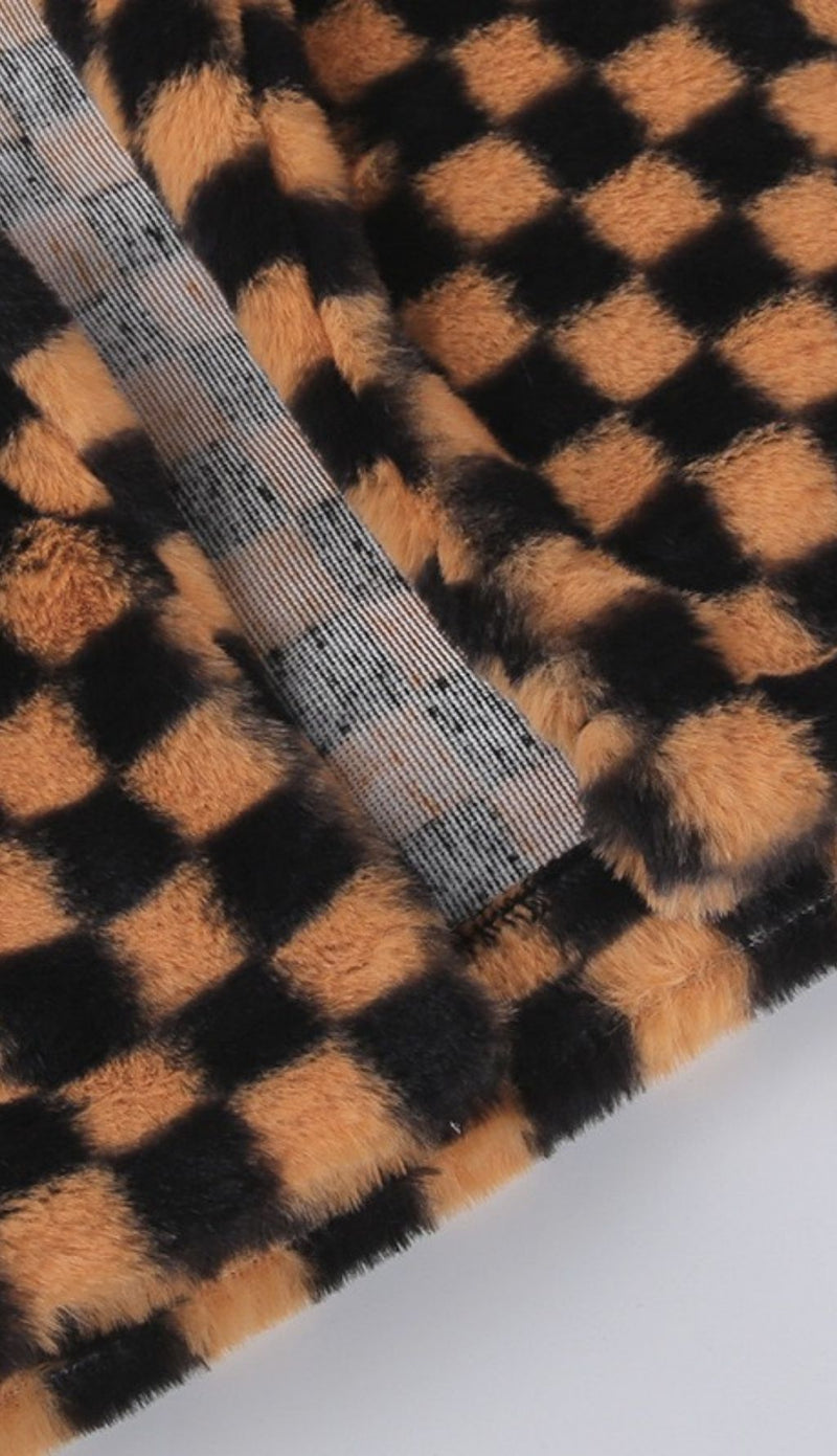 Checkerboard plaid jacket. styleofcb 