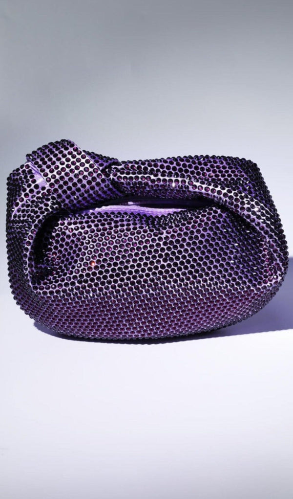 EMBELLISHED TOTE BAG IN PURPLE Bags Oh CICI 
