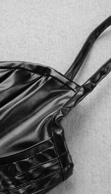 Corset Leather Sling Dress styleofcb 