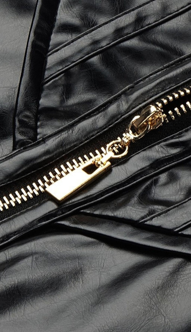 Corset Leather Sling Dress styleofcb 