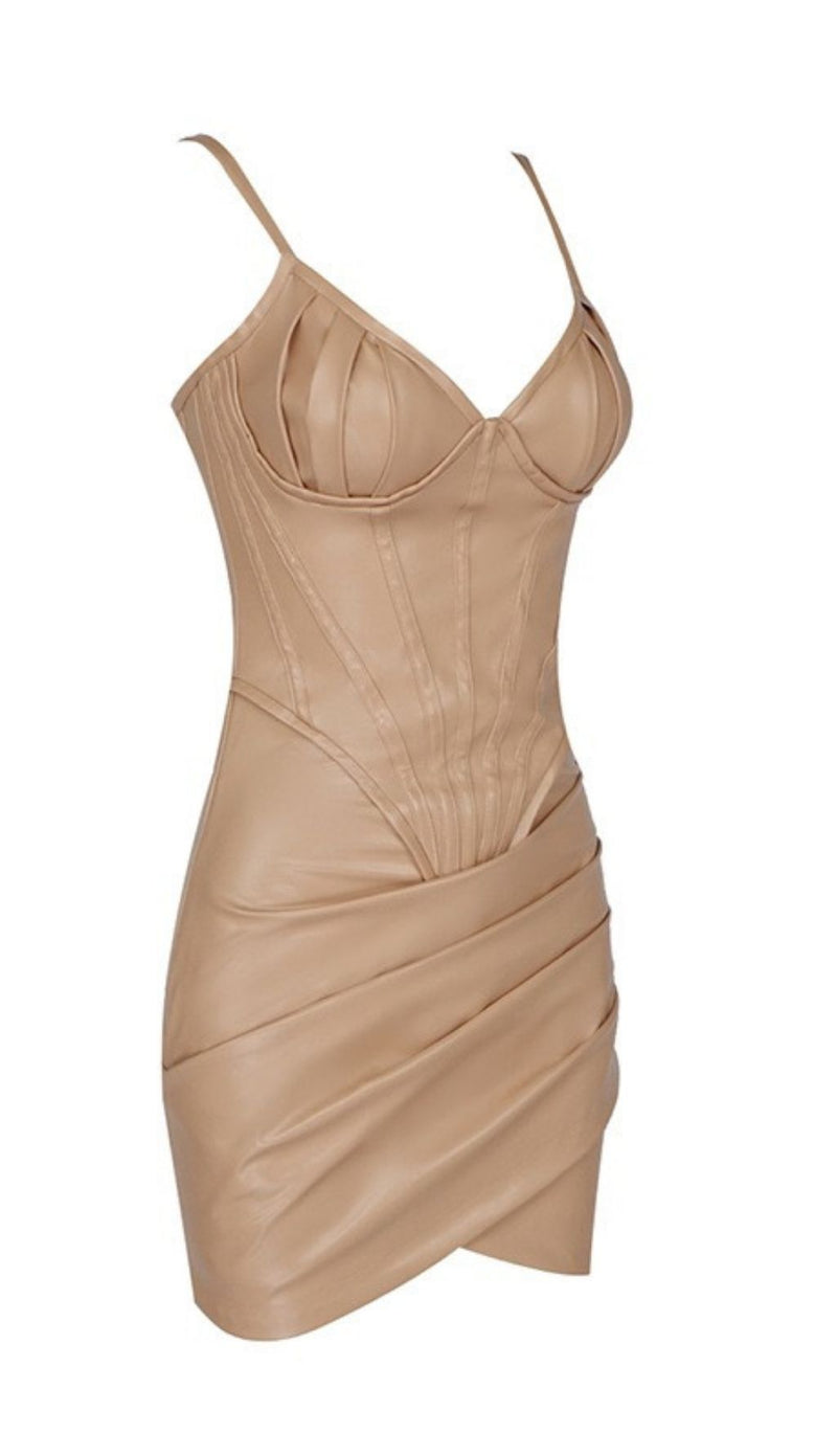 Corset Leather Sling Dress styleofcb 