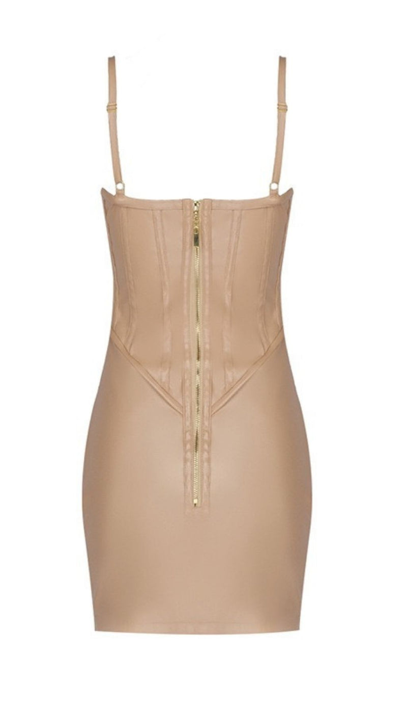 Corset Leather Sling Dress styleofcb 