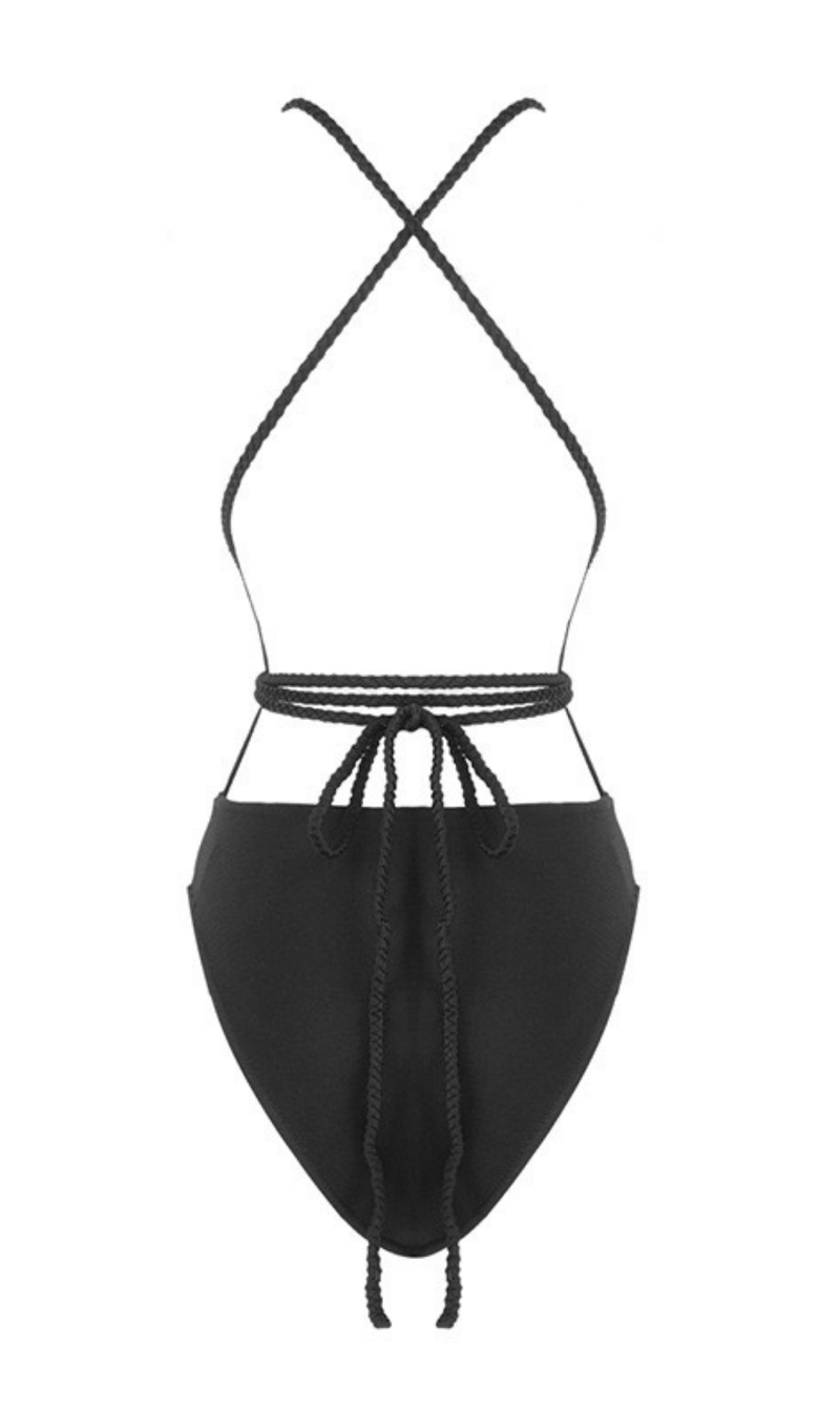 Deep V-neck briefs top styleofcb 