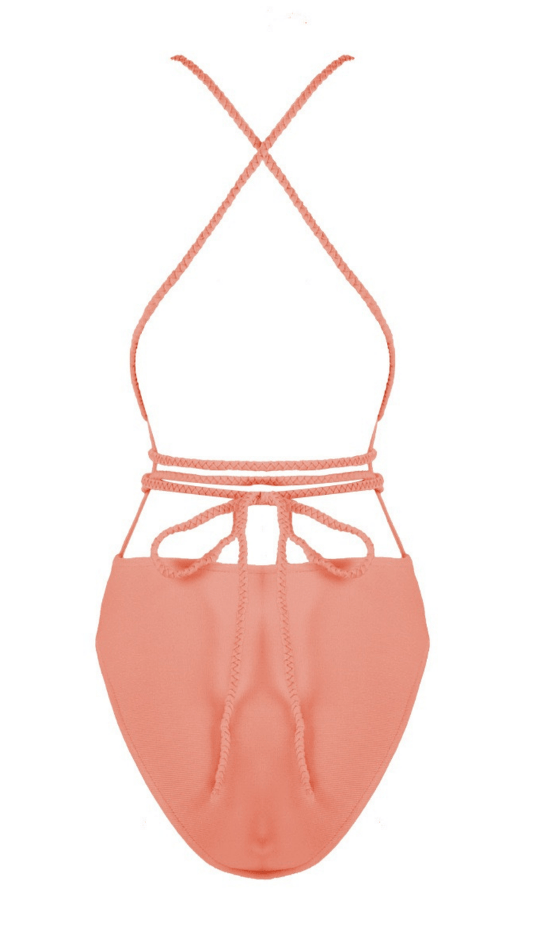 Deep V-neck briefs top styleofcb 