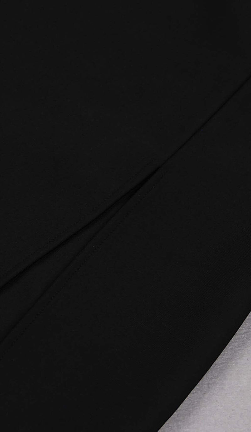 EXCLUSIVECM ASYMMETRIC HIGH-LOW DRESS IN BLACK DRESS STYLE OF CB 