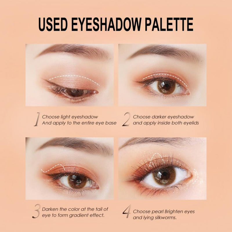 12 COLORS SHIMMER MATTE LONG-LASTING WATERPROOF EYE SHADOW blingmyfriend 