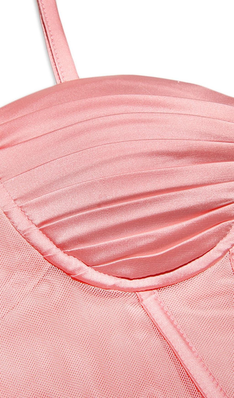 FISHBONE MIDI DRESS IN PINK Dresses styleofcb 