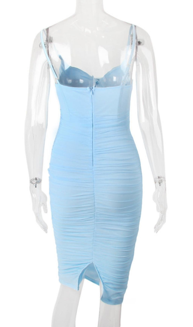 FISHBONE MIDI DRESS IN WHITE Dresses styleofcb 