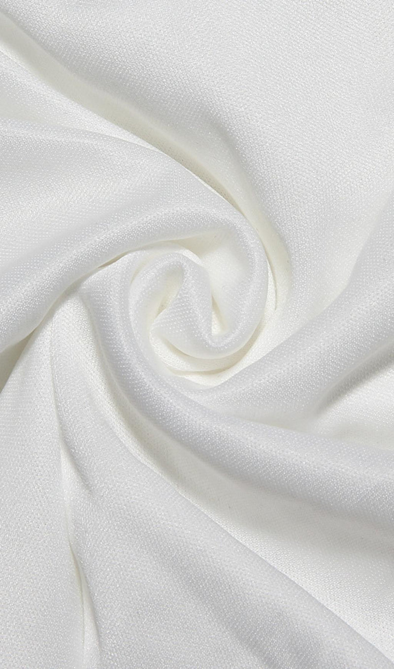 FISHBONE MIDI DRESS IN WHITE Dresses styleofcb 