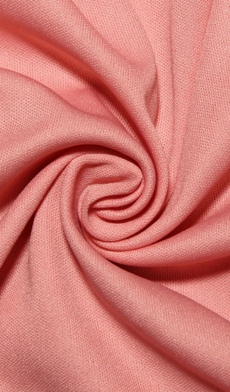 FISHBONE MINI DRESS IN PINK styleofcb 