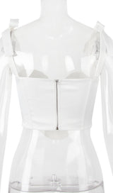 FISHBONE TOPS IN WHITE Clothing styleofcb 