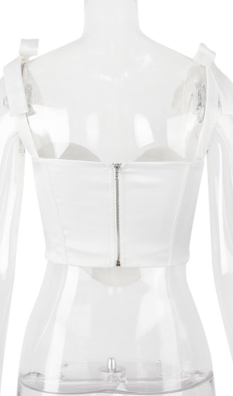 FISHBONE TOPS IN WHITE Clothing styleofcb 