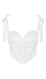 FISHBONE TOPS IN WHITE Clothing styleofcb 