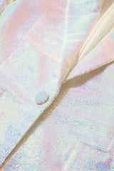 PLUNGE SEQUIN BLAZER SET DRESS STYLE OF CB 