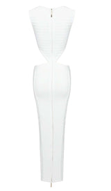 FRONT CUT-OUT BANDAGE TWO-PIECE IN IVORY styleofcb 