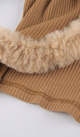 Furry lace cardigan top styleofcb 